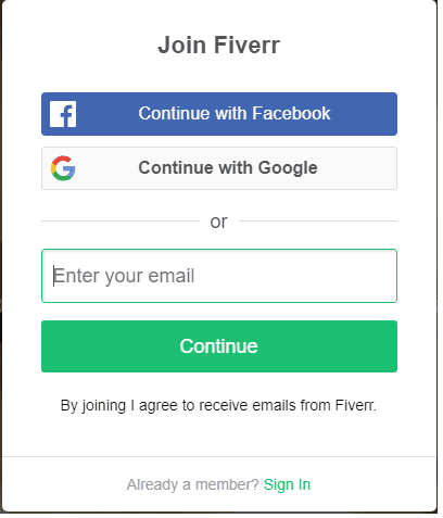 Join Fiverr best freelancing site