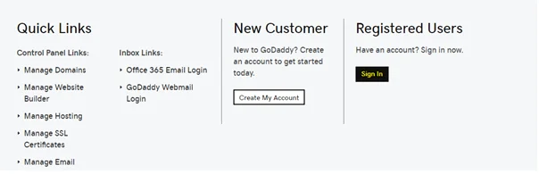 Through GoDaddy website