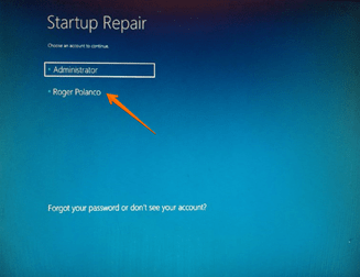 Windows 10 startup repair