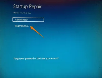 Windows 10 startup repair