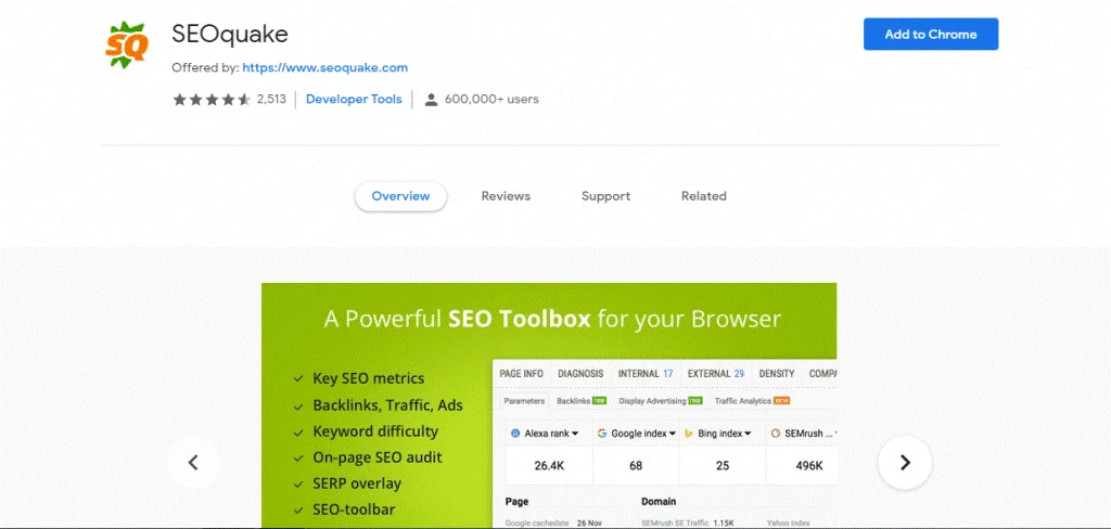 Top 10 Best Google Chrome Extensions By Google 6 Best Google Chrome Extensions by Google for SEO: SEOquake