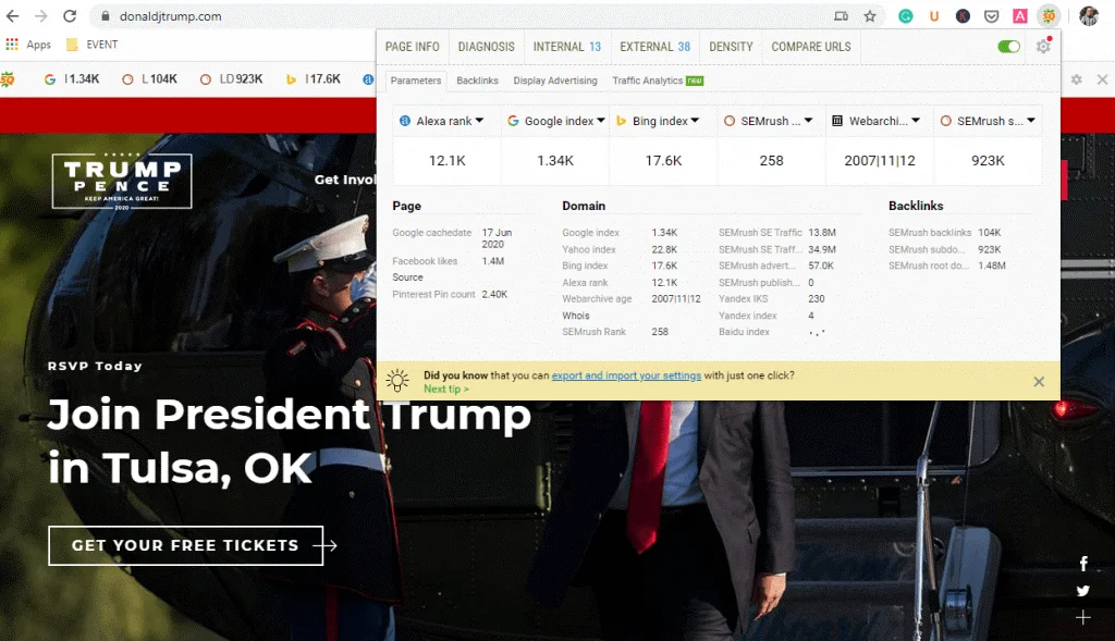 Top 10 Best Google Chrome Extensions By Google 9 Seoquake 4
