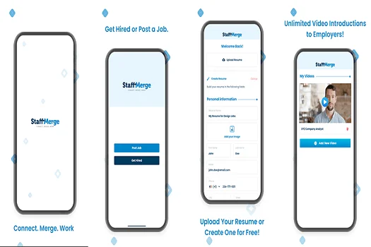 StaffMerge - Connect, Merge, Work Best Job Search Apps to Find You Dream Job in 2020 1