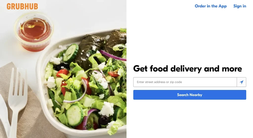 Best Online Food Delivery Services In The US GrubHub
