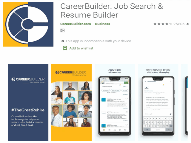 CareerBuilder Job Search & Resume Builder