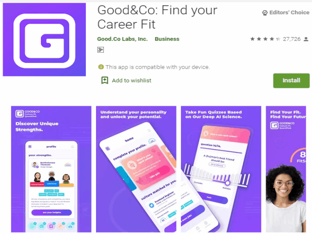 Good&Co Find your Career Fit