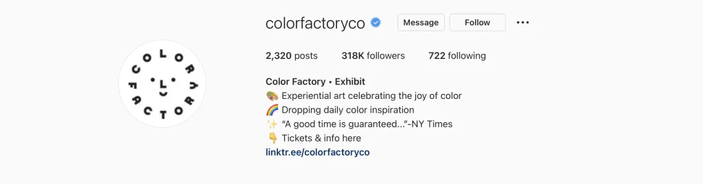 Build a reliable visual brand Like Color Factory Co