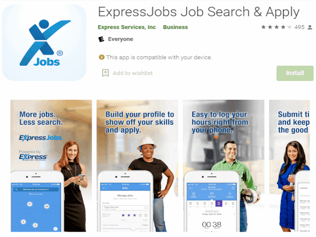 ExpressJobs Job Search & Apply Best job search apps