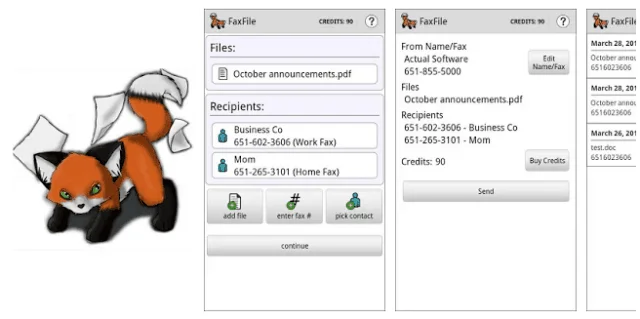 Top & Best Fax App For Android 7 FaxFile