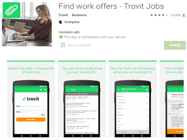Find work offers - Trovit Jobs