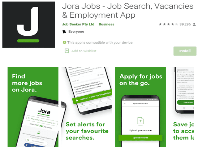 Jora Jobs - Job Search, Vacancies & Employment App Best job search apps