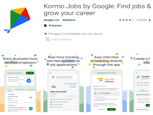 Kormo Jobs by Google Find jobs & grow your career Best job search apps