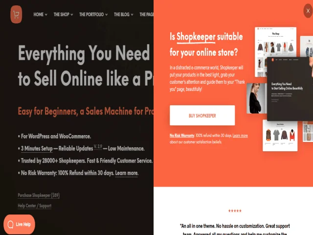 Shopkeeper Top E-Commerce WordPress Theme For Business In 2021