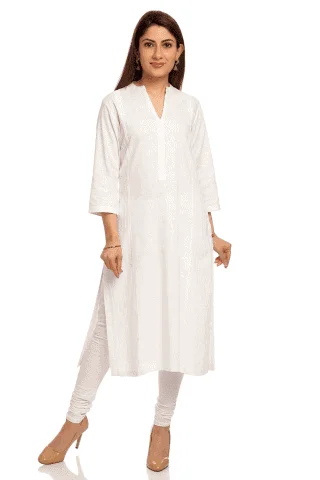Top 10 Latest Kurti Designs For Printed Cotton Kurtis 10 Whites for Everyone
