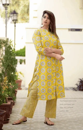 Top 10 Latest Kurti Designs For Printed Cotton Kurtis 2 Top 10 Latest Kurti Designs For Printed Cotton Kurtis 2