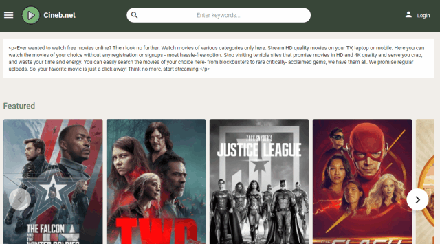 Top 6 Websites to Watch Free Movies Without Sign Up Cineb.net