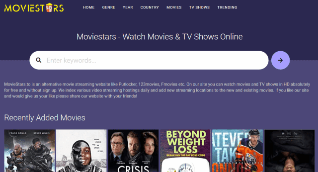 Top 6 Websites to Watch Free Movies Without Sign Up Movie Stars