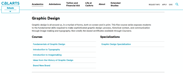 Fundamentals of Creative Design from CalArts