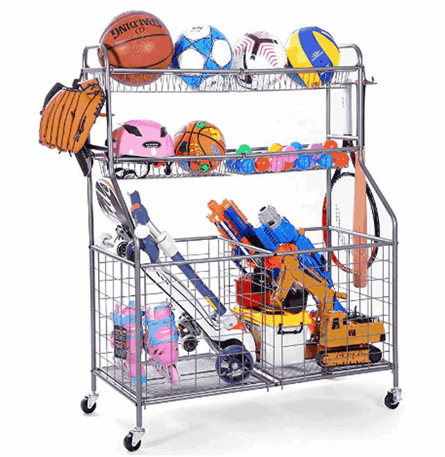 11 Best Toy Organizer That Keeps Your Inside Home Design WEYIMILA Ball Garage with Baskets
