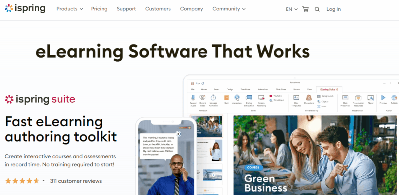 10 Best Rapid Authoring Tools for eLearning Ispring Suite