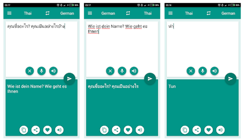 Best Thai Translator App For Android 2021 German-Thai Translator