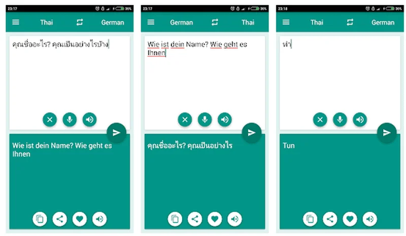 Best Thai Translator App For Android 2021 German-Thai Translator