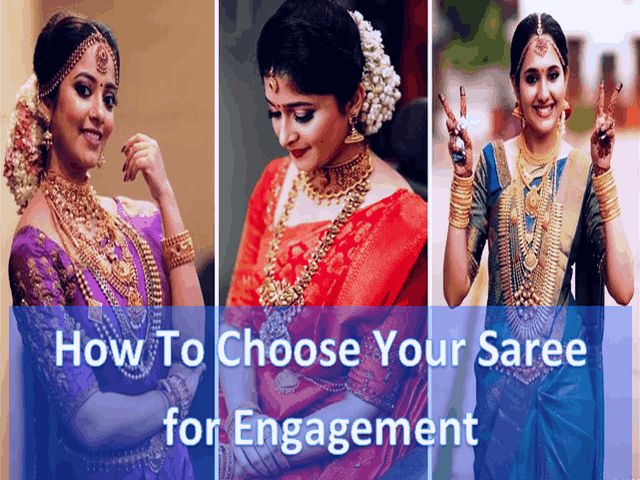How To Choose Your Saree for Engagement