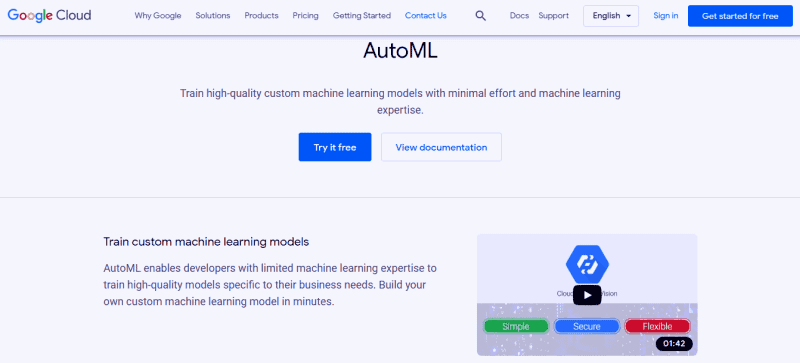 Top 6 AI and ML Tools For Professionals Google Cloud AutoML