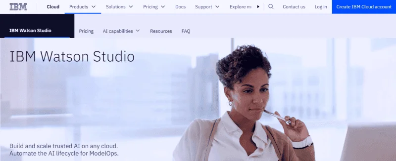Top 6 AI and ML Tools For Professionals 3 Top 6 AI and ML Tools For Professionals IBM Watson Studio