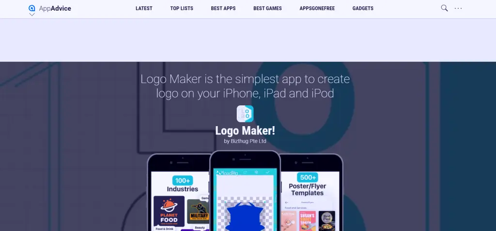 Top 7 Best Apps For Logo Designing Logo Maker By Bizthug Pte Ltd