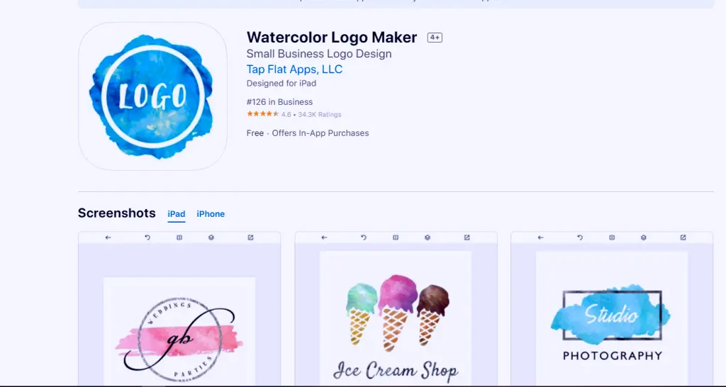 Top 7 Best Apps For Logo Designing Watercolor Logo Maker