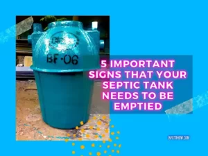 5 Important Signs That Your Septic Tank Needs To Be Emptied