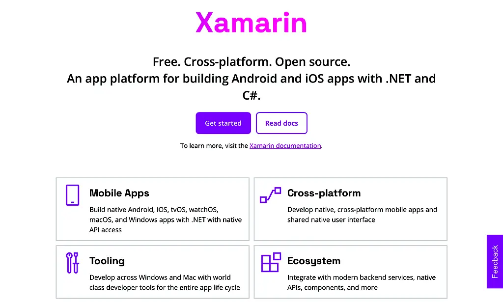 Top List of Mobile App Development Frameworks Xamarin