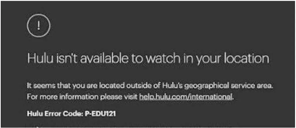 How To Fix Hulu Error Code P-Edu122 1