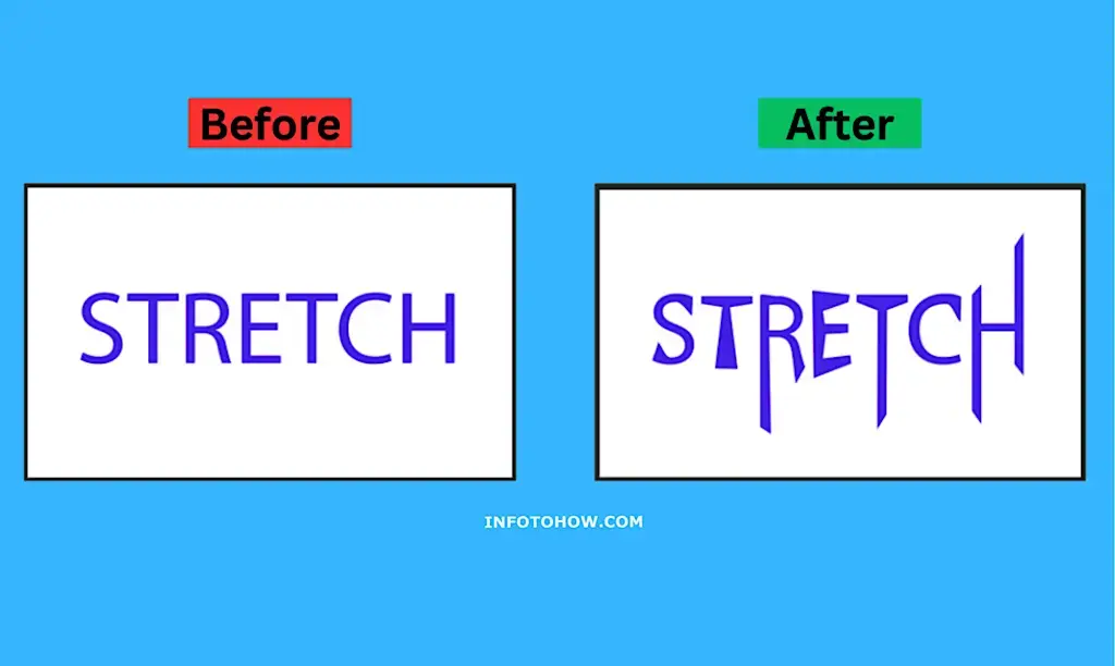 How to stretch text in photoshop 18