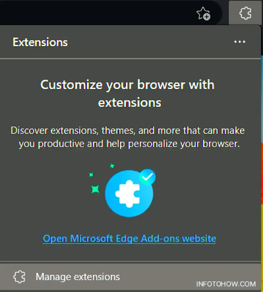 Managing Extensions On Microsoft Edge Browser