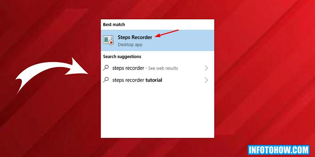 Launch Steps Recorder