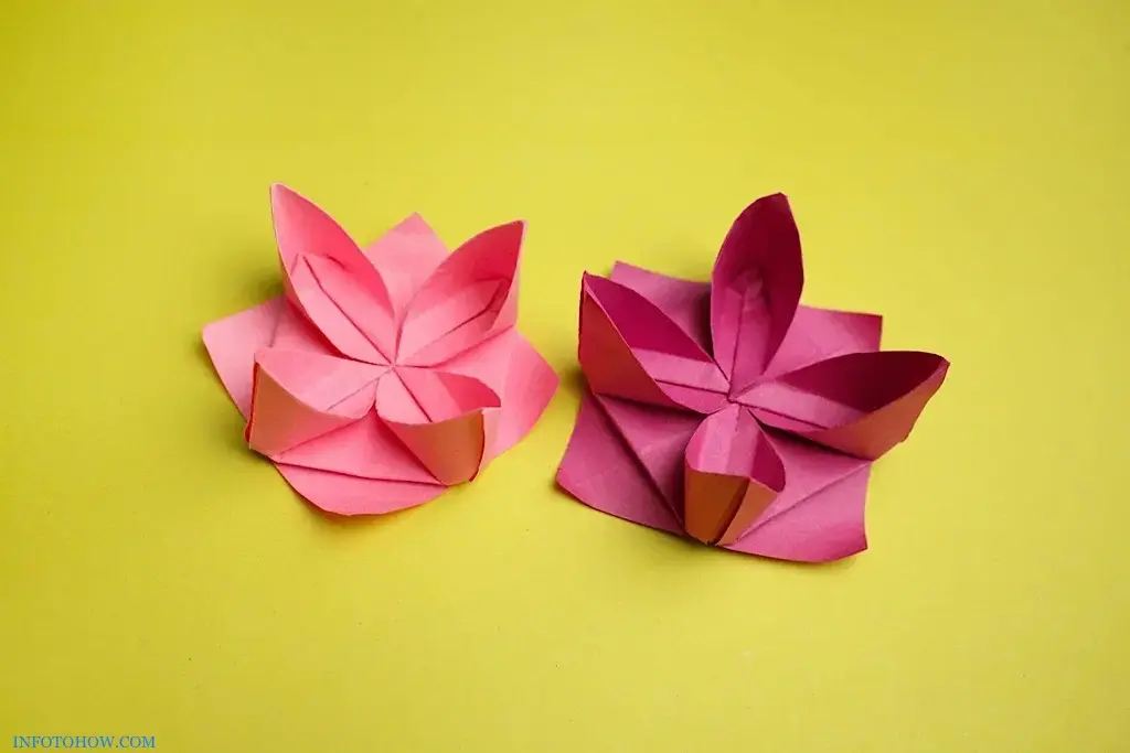 How to Make An Origami Lotus Flower with Paper 1