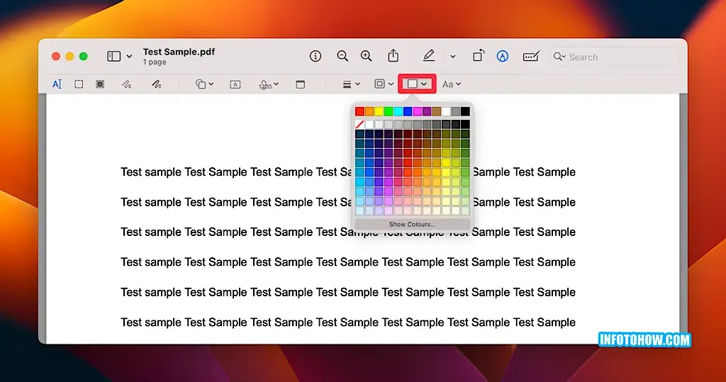 Fill Color Tool