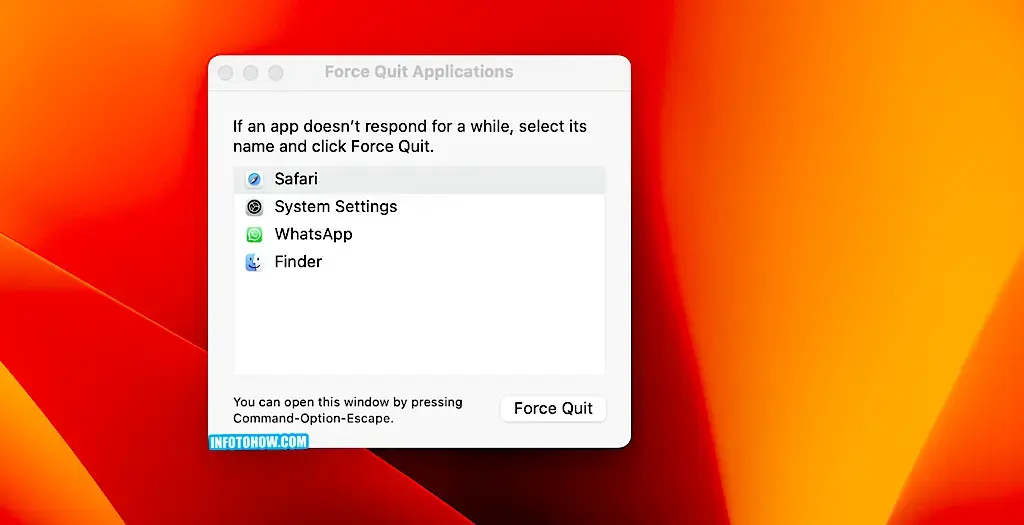 How to Force Quit on Mac 5