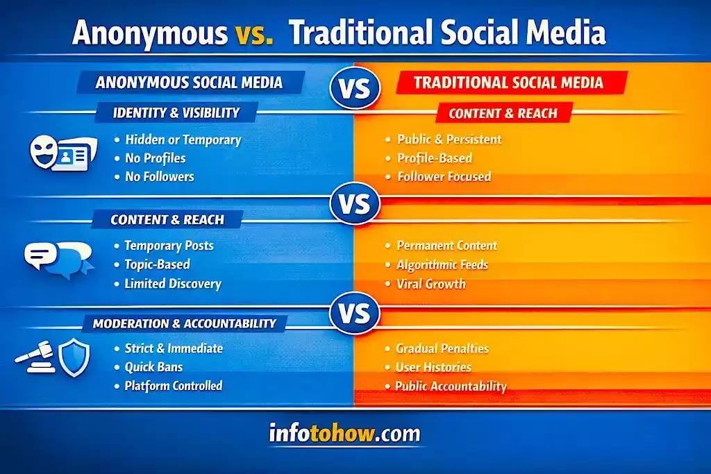 Anonymous Social Media Explained: How It Differs From Traditional Social Platforms 1 Anonymous Social Media Explained - How It Differs From Traditional Social Platforms 1