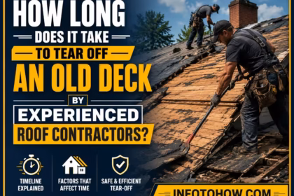 How Long Does It Take to Tear Off an Old Deck by Experienced Roof Contractors?