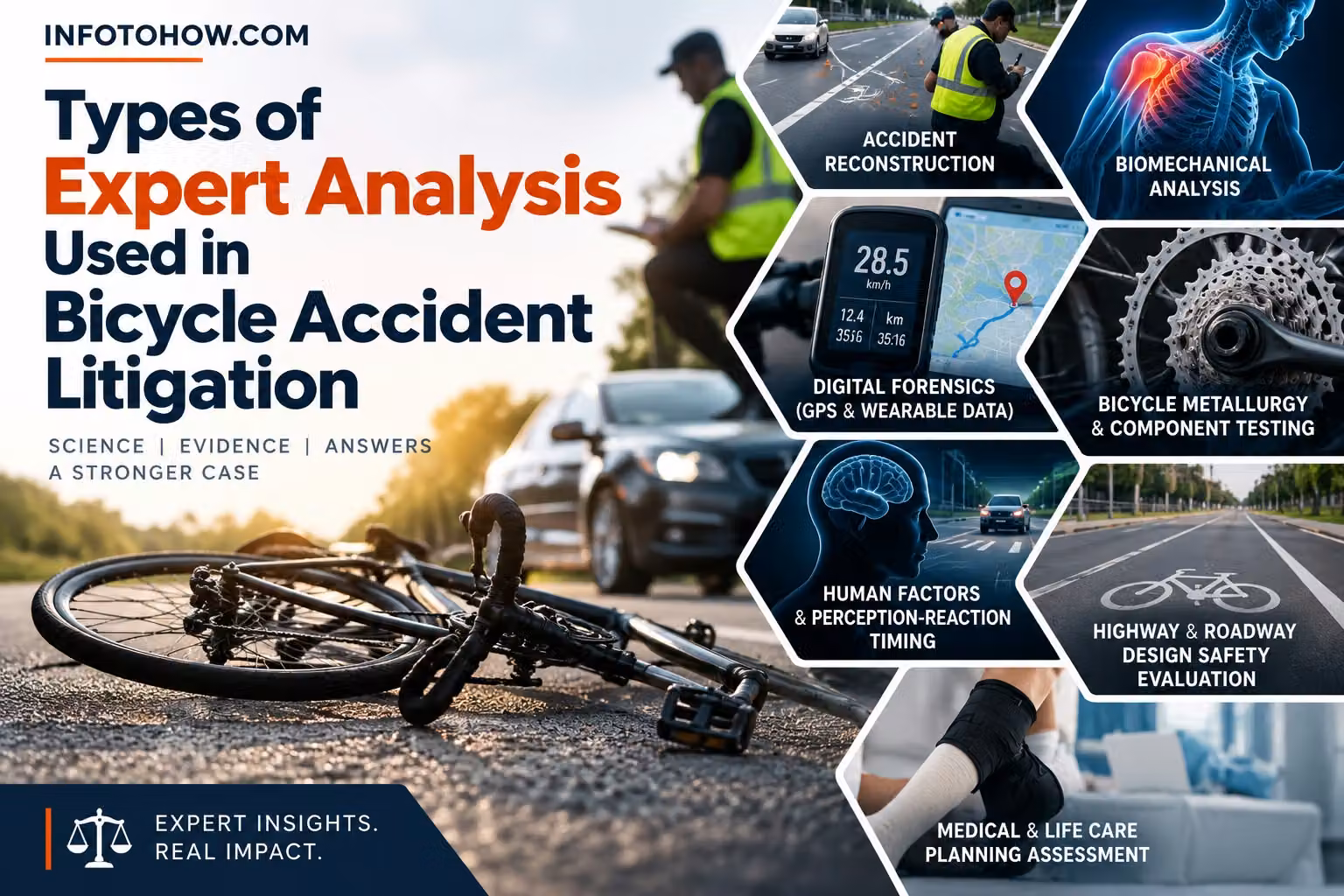 Types of Expert Analysis Used in Bicycle Accident Litigation